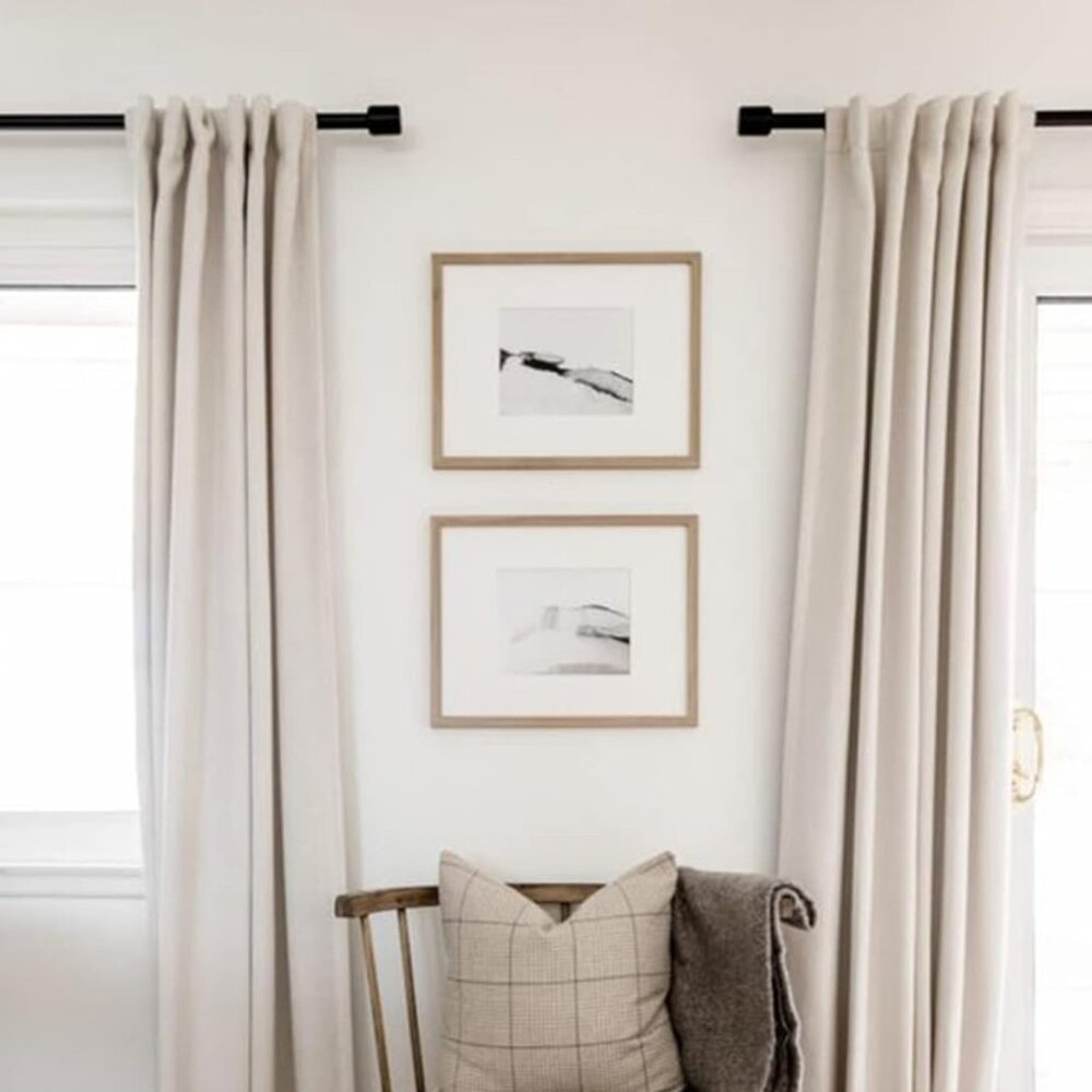 Cream Blackout Curtains (2 Panels)